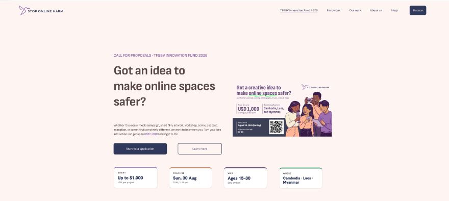 TFGBV Innovation Fund 2026